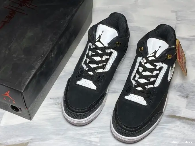 Rep Grey CK4348-007 Tinker Black Air Jordan 3 Cement 0614